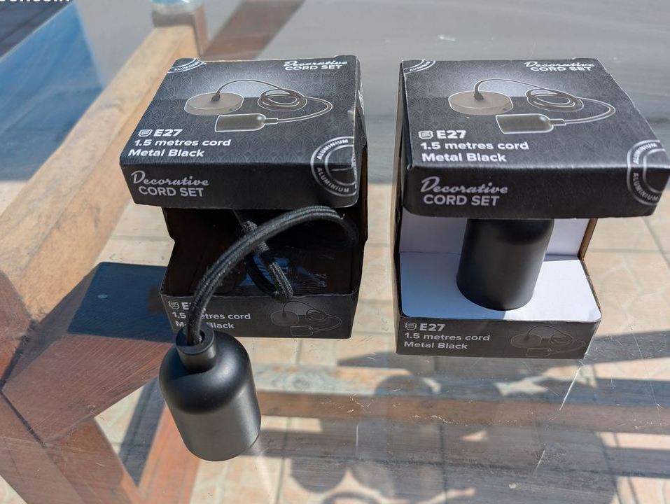 Lot de 2 lampe cord set neuf