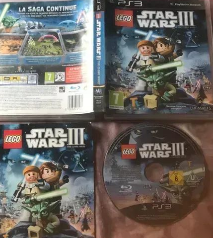 À SAISIR : LEGO STAR WARS III LA GUERRE DES CLONES SUR PS3. AVENTURE SUPERBE JOUABLE à 1 OU 2 JOUEURS MÊME HORS LIGNE (RARE). AMBIANCE GÉNIALE POUR UNE MANIABILITÉ PARFAITE