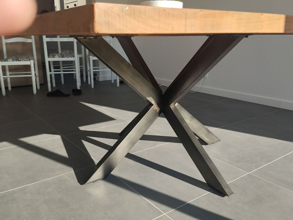 Table à manger carrée 150x150 cm 