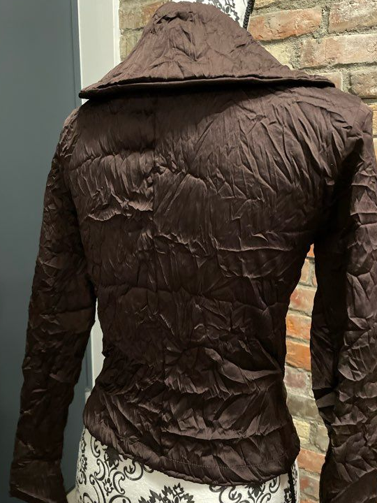 Veste jeans legatte brune taille 38 comme neuve