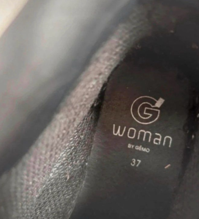 Bottines noires Gémo taille 37