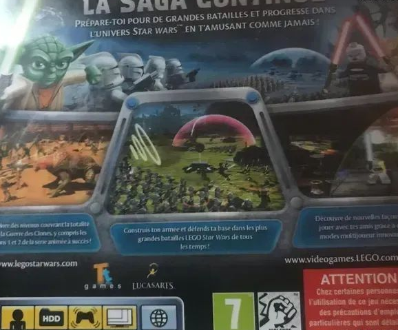 À SAISIR : LEGO STAR WARS III LA GUERRE DES CLONES SUR PS3. AVENTURE SUPERBE JOUABLE à 1 OU 2 JOUEURS MÊME HORS LIGNE (RARE). AMBIANCE GÉNIALE POUR UNE MANIABILITÉ PARFAITE