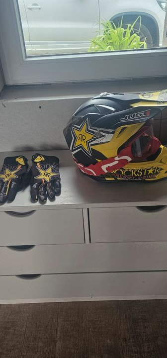 Ensemble casque+ gants + bottes moto cross