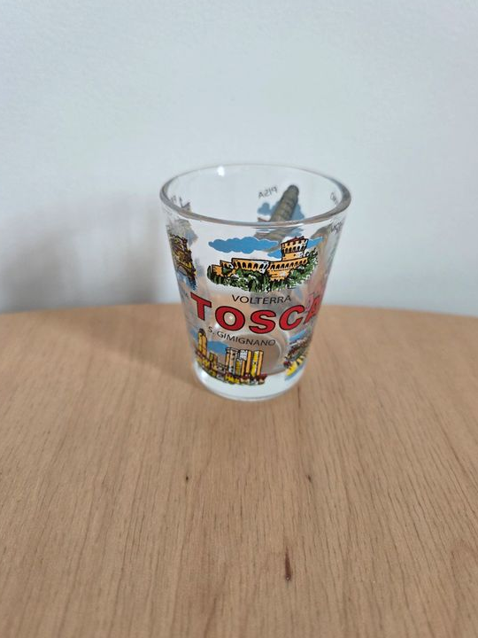 Verre à shot souvenir Toscane / Italie