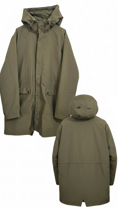 Parka Zara kaki à capuche – Taille M – Très bon état