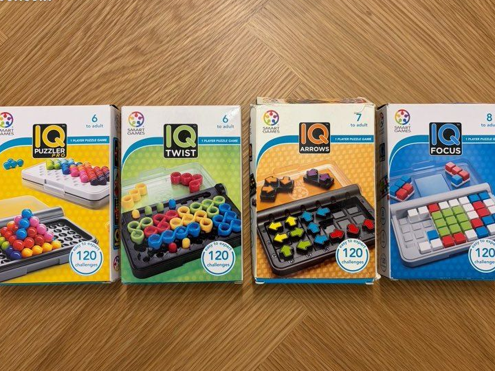 Lot de 4 jeux IQ de Smart Games