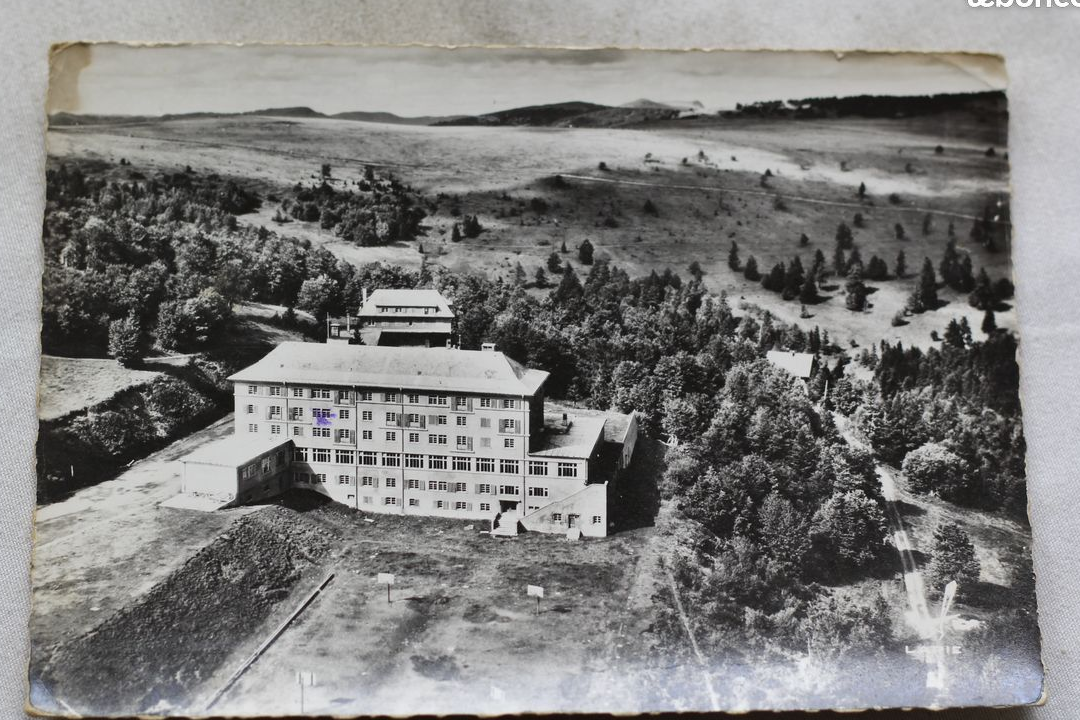 Cpm 1964, en avion au dessus de le Markstein, Haut Rhin, carte postale,vf91
