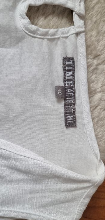 🤍 Robe blanche lin TIME AFTER TIME t.40