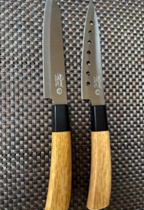 Lot de 10 couteaux de cuisine - Style japonais