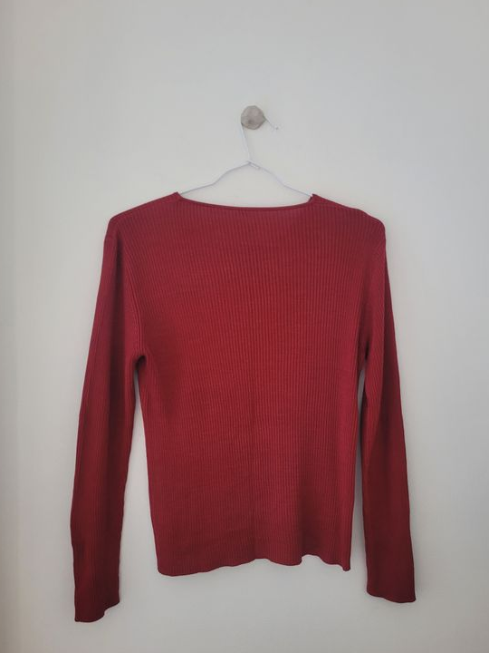Top bordeaux 100% soie