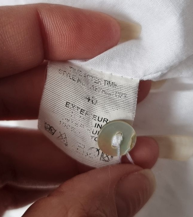 🤍 Robe blanche lin TIME AFTER TIME t.40