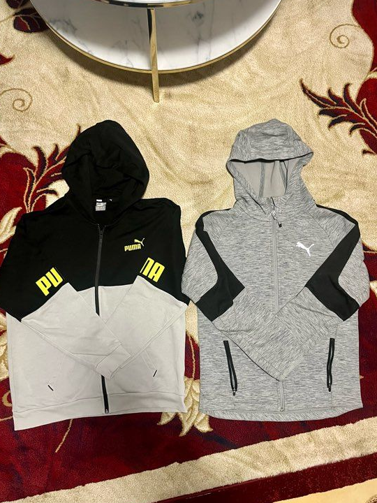 Lot 2 Vestes Zippées PUMA - Taille 13/14 ans - Très bon état