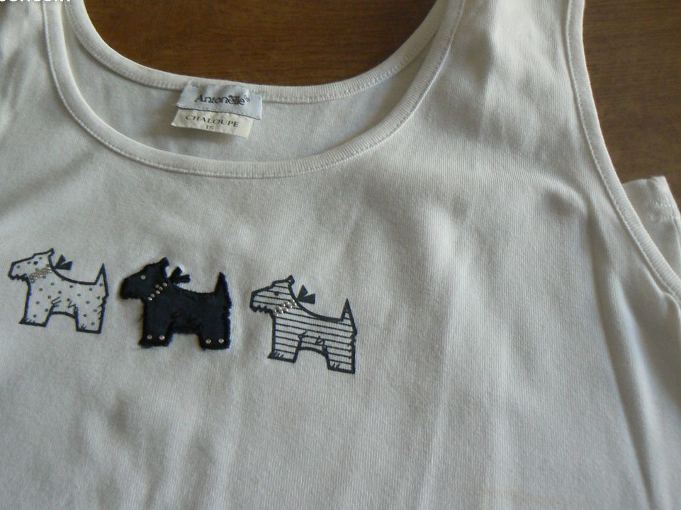 2 tee-shirts débardeurs 