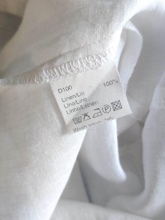 🌼 Très jolie chemisette blanche en lin/ Gérard Darel/Taille 40-42/ Impeccable  🌼