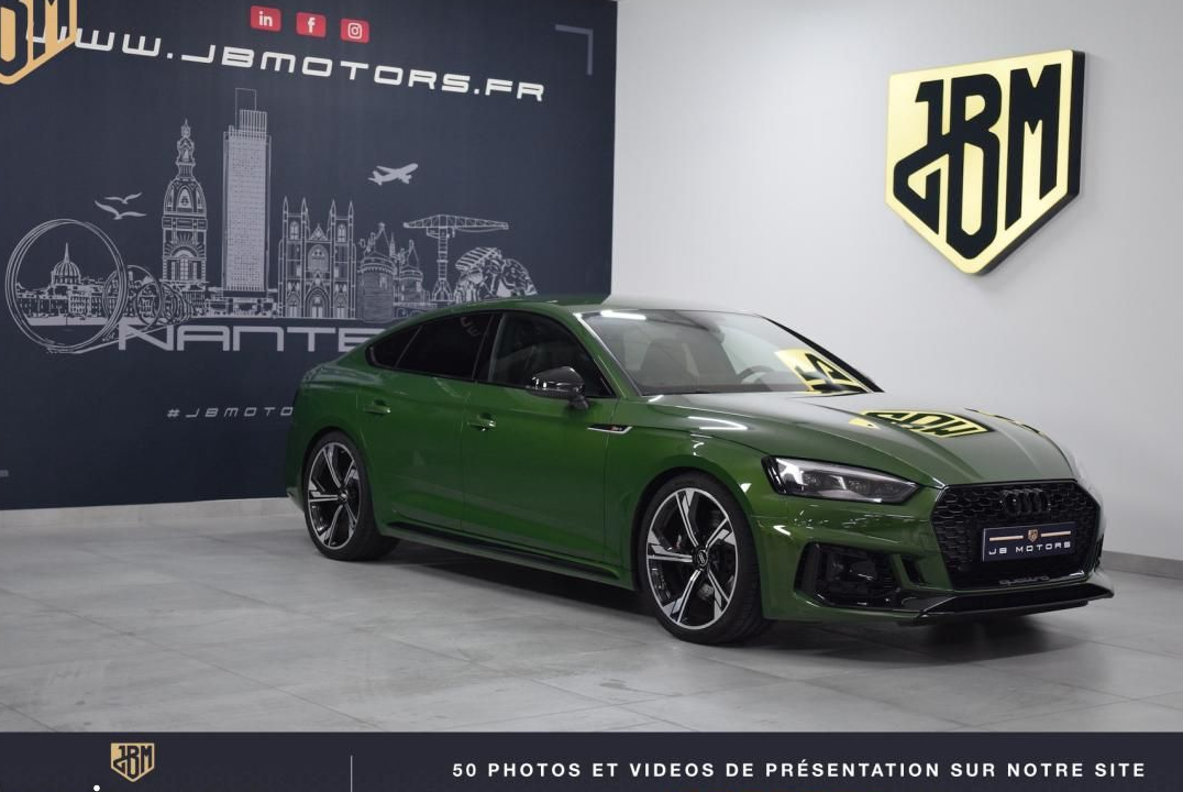 Audi RS5 Sportback V6 2.9 TFSi 450 Tiptronic 8 Quattro AUDI EXCLUSIVE Immat France Pas de malus