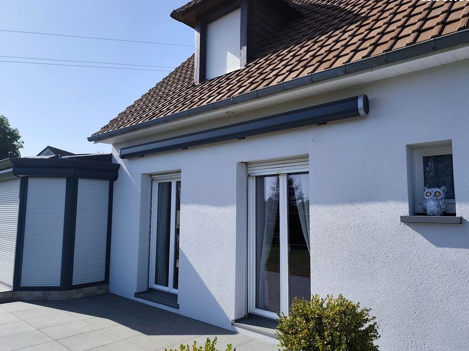 Store banne motorisé 4.95m x 3.5m
