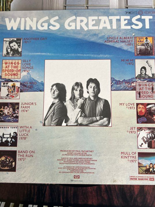 Beatles Album Wings Greatest