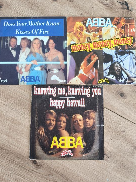 Lot de 3 45tours Abba