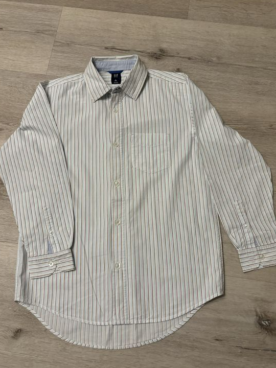 Chemise blanche Rayée ML-GAP Kids-10 ans- Très bon état