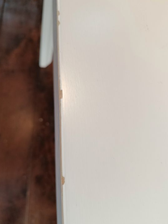 Table blanche bois IKEA