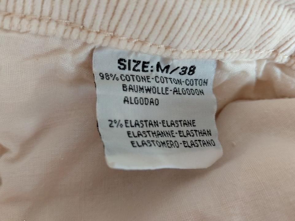 NINA CARTER Pantalon velours crème bootcut MRH49