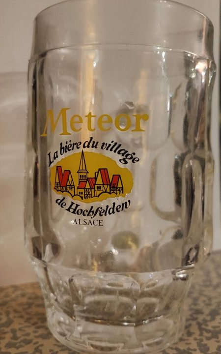 Choppe collector en verre 
