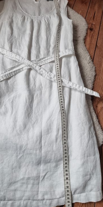 🤍 Robe blanche lin TIME AFTER TIME t.40