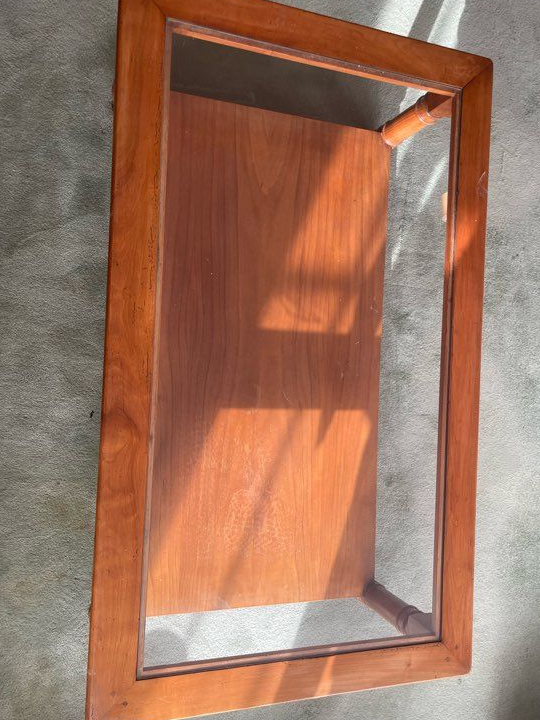 Table basse bois massif bon état TANNINGES