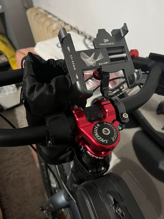 🛵 Support téléphone guidon – aluminium premium pour conduite sûre