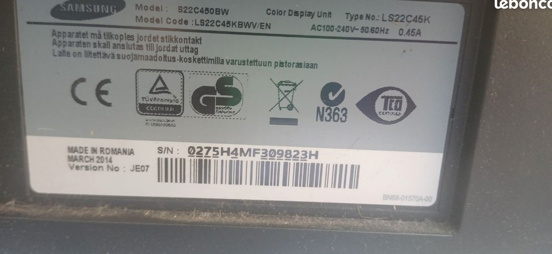 Ecran de PC 22