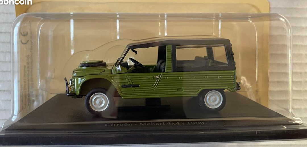 Véhicule Miniature Citroen Méhari 4x4 de 1980 1/43