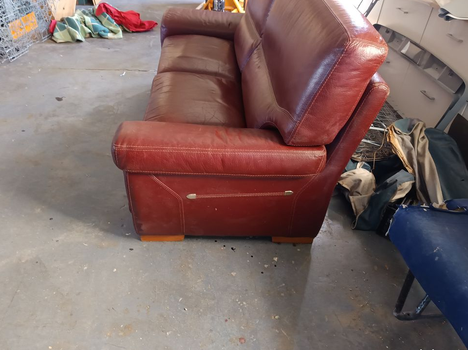 Canapé cuir non convertible