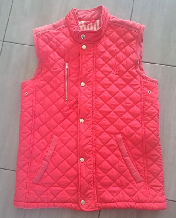 Veste sans manches matelassé rose/corail Taille M