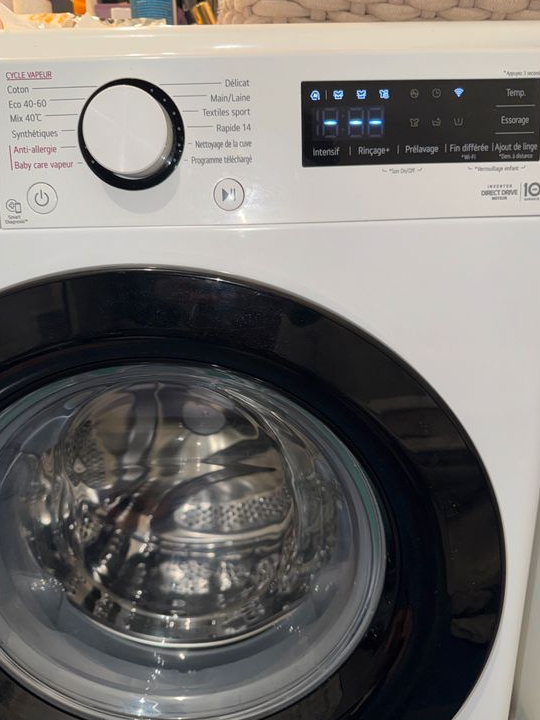Lave-linge LG 8,5 kg connecté – AI Direct Drive™ – Très bon état