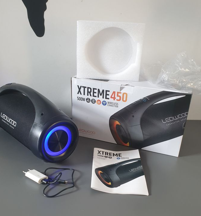 Enceinte Bluetooth sans Fil - Lumière LED