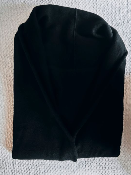 Pull noir col châle croisé - Maison 123 - Maille très douce Taille 40