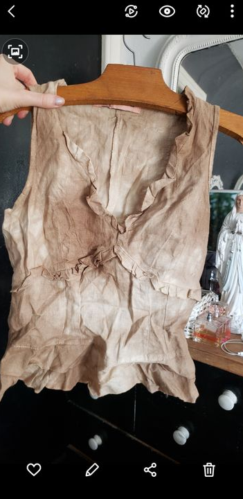 Blouse en lin taille 36