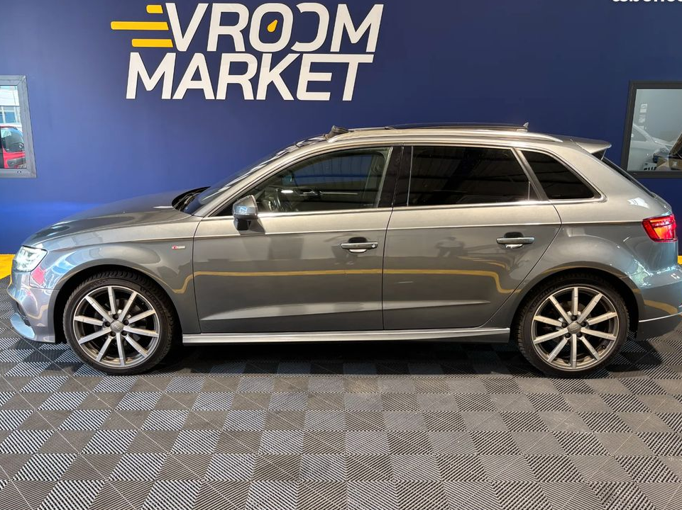 AUDI A3 Sportback 2.0 D 150ch S line - 2017 - Toit ouvrant - Sièges électriques chauffants - Suivi complet