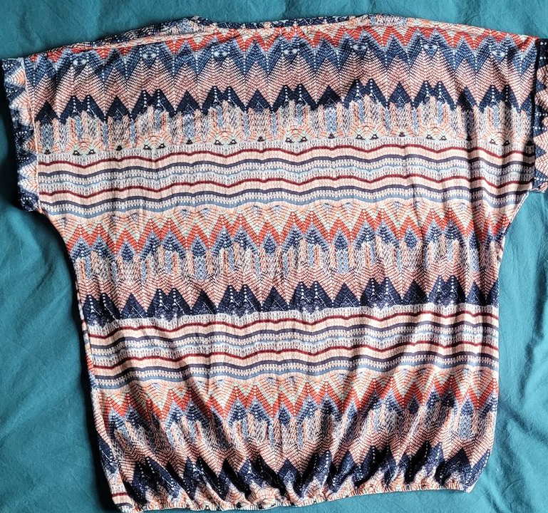 T-shirt blouse multicolore Christine Laure – Taille 3