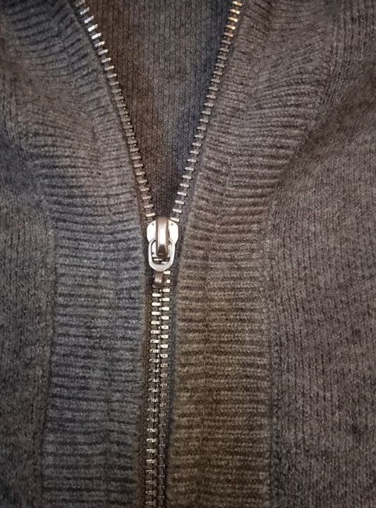 Veste X-MAX grise Fausse Fourrure S/M