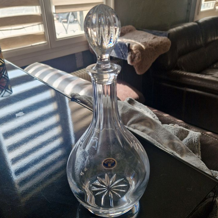 Carafe en cristal de bohèmia