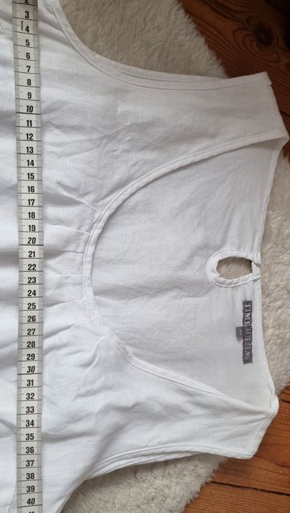 🤍 Robe blanche lin TIME AFTER TIME t.40