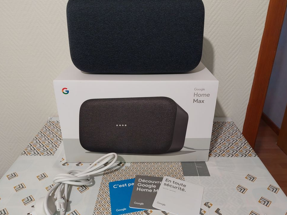 Google home max en excellent état comme neuf