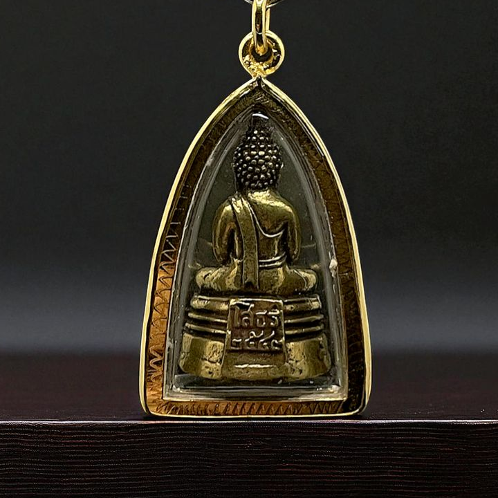 002 Collier pendentif Amulette de protection de Thaïlande LP Sothon