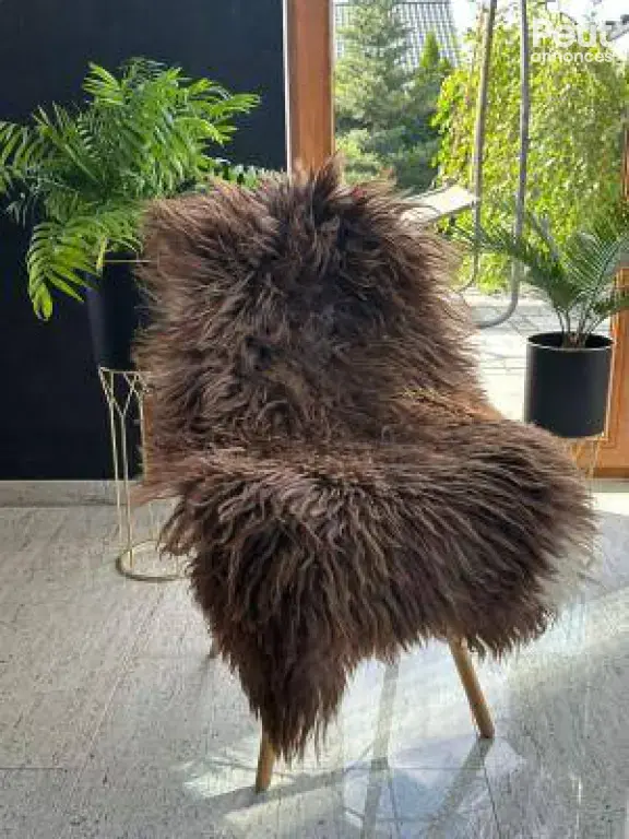 tapis en peau de mouton suédois