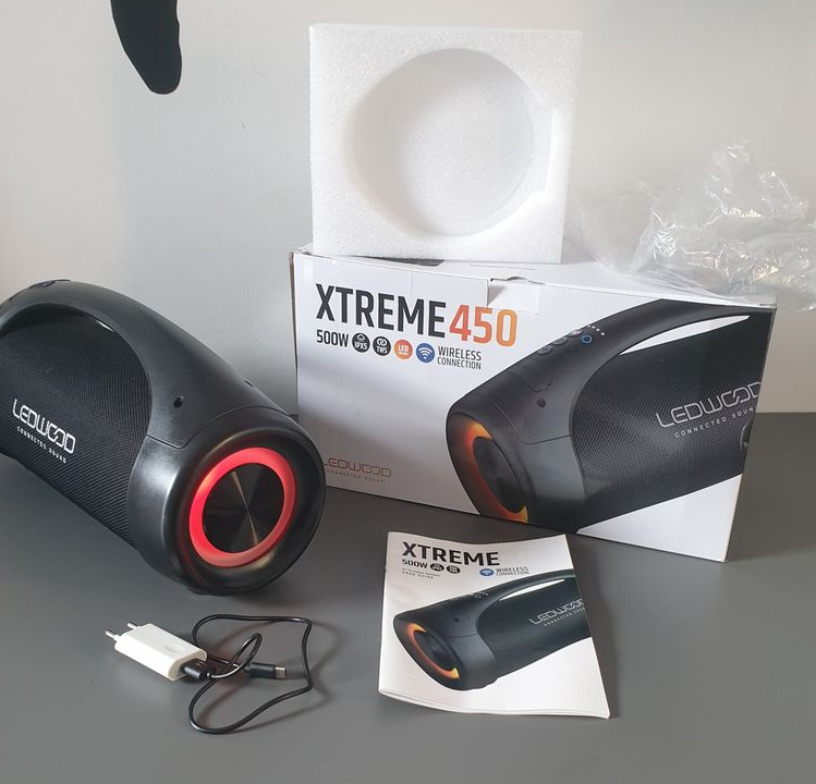 Enceinte Bluetooth sans Fil - Lumière LED