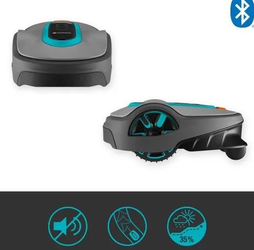 Robot tondeuse GARDENA - SILENO life 1000 - 1000 m² - bluetooth - Remis à neuf par SAV - Facture et garantie 10/2026