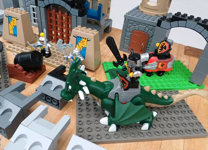 LEGO Duplo – Château de Chevaliers avec 2 Dragons 🏰🐉