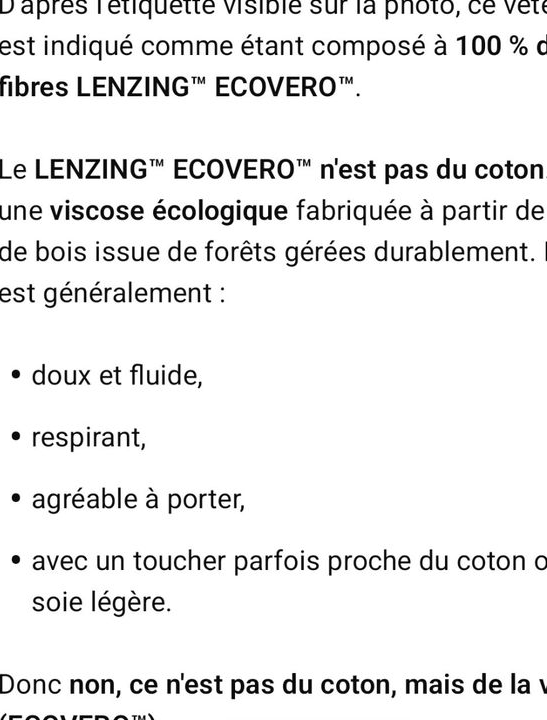 Blouse/ chemise damart