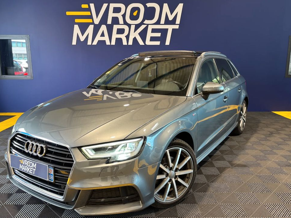 AUDI A3 Sportback 2.0 D 150ch S line - 2017 - Toit ouvrant - Sièges électriques chauffants - Suivi complet